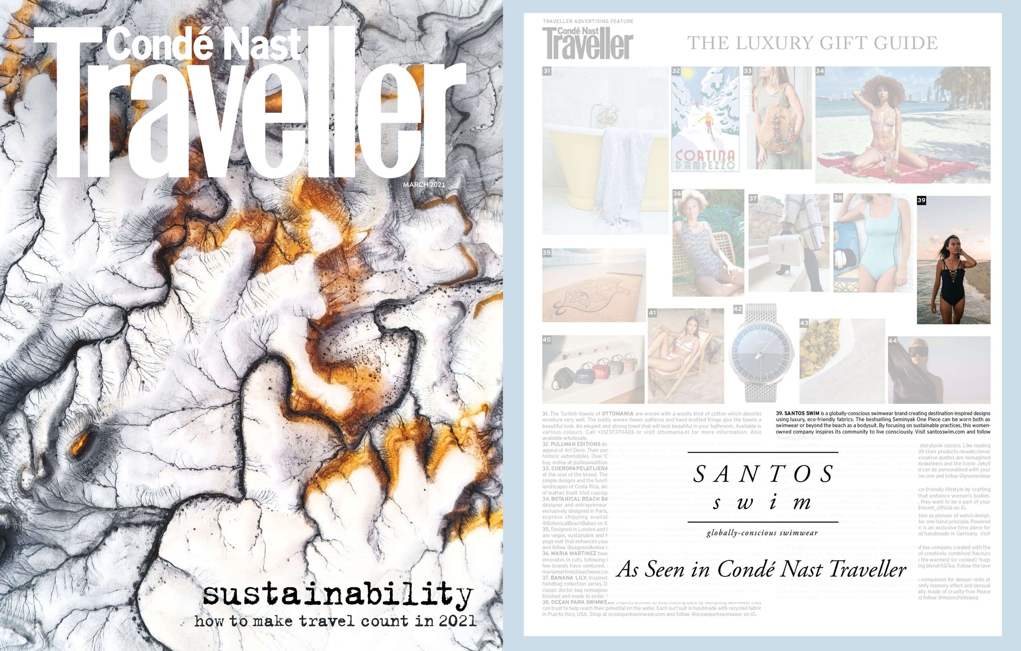 Condé Nast Traveller Sustainability Issue March 2021